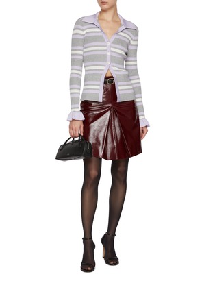 Figure View - Click To Enlarge - SELF-PORTRAIT - Stripe Knit Top