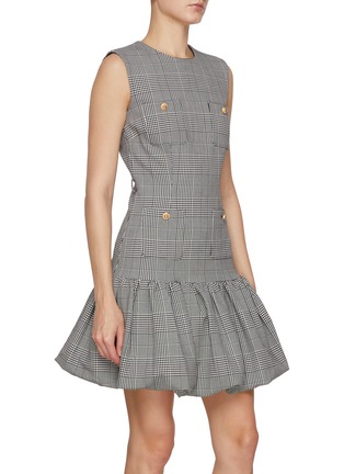 Detail View - Click To Enlarge - SELF-PORTRAIT - Prince Of Wales Chequered Mini Dress