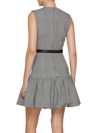Back View - Click To Enlarge - SELF-PORTRAIT - Prince Of Wales Chequered Mini Dress