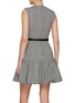 Back View - Click To Enlarge - SELF-PORTRAIT - Prince Of Wales Chequered Mini Dress
