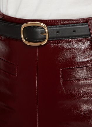  - SELF-PORTRAIT - Leather Mini Skirt