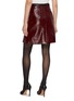Back View - Click To Enlarge - SELF-PORTRAIT - Leather Mini Skirt