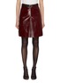 Main View - Click To Enlarge - SELF-PORTRAIT - Leather Mini Skirt