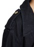  - SELF-PORTRAIT - Dark Wash Denim Trench Jacket