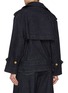 Back View - Click To Enlarge - SELF-PORTRAIT - Dark Wash Denim Trench Jacket
