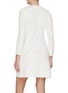 Back View - Click To Enlarge - SELF-PORTRAIT - Bib Knit Mini Dress