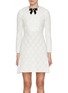 Main View - Click To Enlarge - SELF-PORTRAIT - Bib Knit Mini Dress