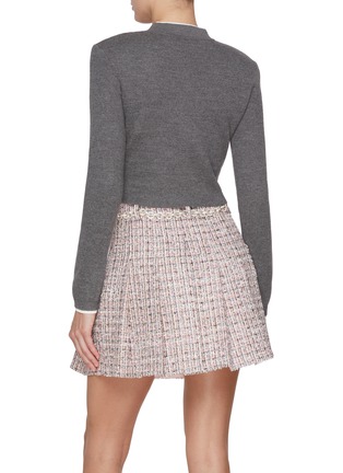 Back View - Click To Enlarge - SELF-PORTRAIT - Crochet Flower Knit Cardigan