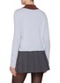 Back View - Click To Enlarge - SELF-PORTRAIT - Contrast Collar Knit Top