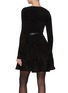 Back View - Click To Enlarge - SELF-PORTRAIT - Chenille Knit Mini Dress