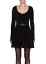 Main View - Click To Enlarge - SELF-PORTRAIT - Chenille Knit Mini Dress