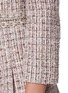  - SELF-PORTRAIT - Faux Fur Cuff Embellished Bouclé Jacket