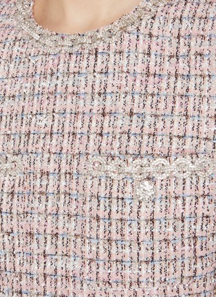  - SELF-PORTRAIT - Sleeveless Bouclé Mini Dress