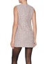 Back View - Click To Enlarge - SELF-PORTRAIT - Sleeveless Bouclé Mini Dress