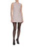 Figure View - Click To Enlarge - SELF-PORTRAIT - Sleeveless Bouclé Mini Dress