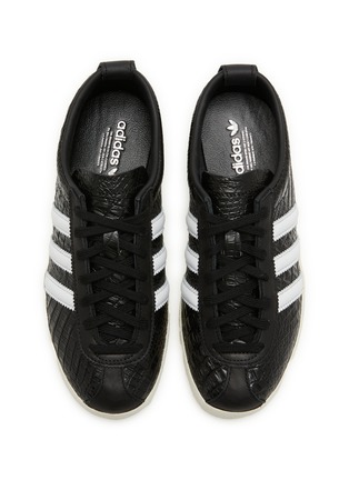 Figure View - Click To Enlarge - ADIDAS - Blanc Croc Effect Leather Women's Sneakers