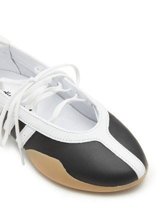 Detail View - Click To Enlarge - ADIDAS - Taekwondo Mei Leather Women's Ballet Sneakers