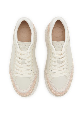 Detail View - Click To Enlarge - CHLOÉ - Nama Leather Women's Platform Sneakers