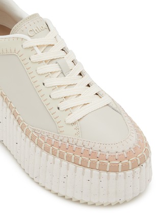 Detail View - Click To Enlarge - CHLOÉ - Nama Leather Women's Platform Sneakers