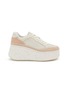 Main View - Click To Enlarge - CHLOÉ - Nama Leather Women's Platform Sneakers