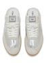 Detail View - Click To Enlarge - CHLOÉ - Kick Sabot Metallic Panel Suede Women's Sneakers
