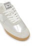 Detail View - Click To Enlarge - CHLOÉ - Kick Sabot Metallic Panel Suede Women's Sneakers