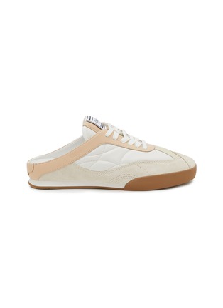 Main View - Click To Enlarge - CHLOÉ - Kick Sabot Leather Suede Women's Sneakers