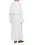 Back View - Click To Enlarge - RUOHAN - Arran Cape Layered Silk Blend Maxi Dress