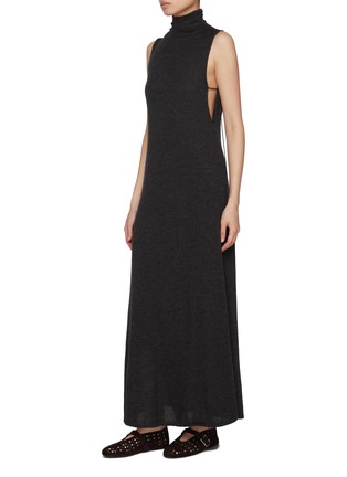 Front View - Click To Enlarge - RUOHAN - Gaya Cashmere Turtleneck Dress