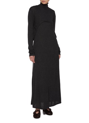 Figure View - Click To Enlarge - RUOHAN - Gaya Cashmere Turtleneck Dress