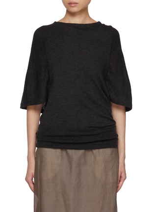 Main View - Click To Enlarge - RUOHAN - Cashmere Cape Top