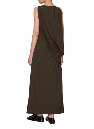 Back View - Click To Enlarge - RUOHAN - Boa Sleeveless Wool Blend Dress
