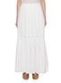 Main View - Click To Enlarge - RUOHAN - Alba Tiered Pleated Silk Blend Skirt