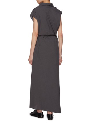 Back View - Click To Enlarge - RUOHAN - Cielo Cowl Neck Cotton Maxi Dress