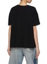 Back View - Click To Enlarge - R13 - What The Hell Print Relaxed Cotton Cashmere T-Shirt