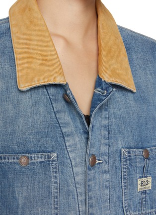  - R13 - Cropped Chore Medium Wash Jacket