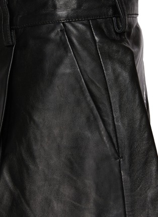  - R13 - Wide Leg Leather Shorts