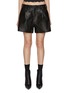Main View - Click To Enlarge - R13 - Wide Leg Leather Shorts