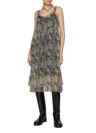 Figure View - Click To Enlarge - R13 - Gathered Tank Dress