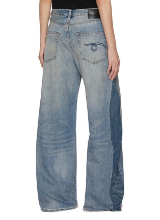 Back View - Click To Enlarge - R13 - Insert D'arcy Loose Light Wash Jeans