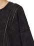  - R13 - Zippered Crewneck Cotton Sweatshirt