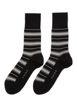 Main View - Click To Enlarge - FALKE - Shirtline Stripes Crew Socks