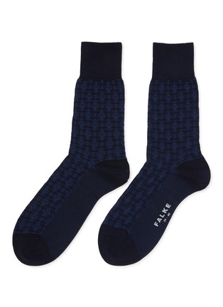 Main View - Click To Enlarge - FALKE - Tie Pattern Crew Socks