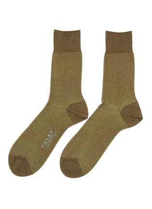 Main View - Click To Enlarge - FALKE - Fine Shadow Stripe Crew Socks