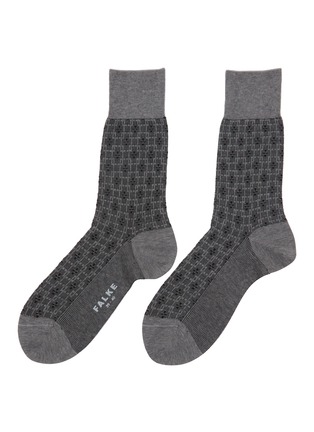 Main View - Click To Enlarge - FALKE - Tie Pattern Crew Socks