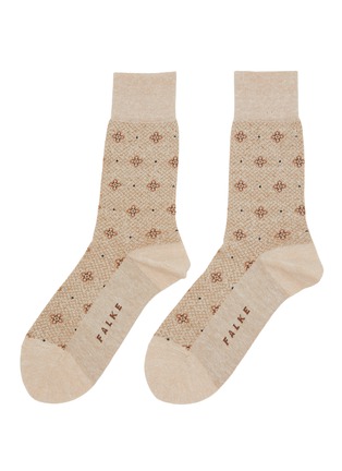 Main View - Click To Enlarge - FALKE - Mosaic Floor Crew Socks