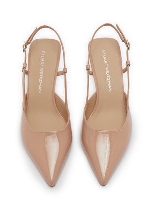 Detail View - Click To Enlarge - STUART WEITZMAN - Vinnie 50 Patent Leather Slingback Pumps