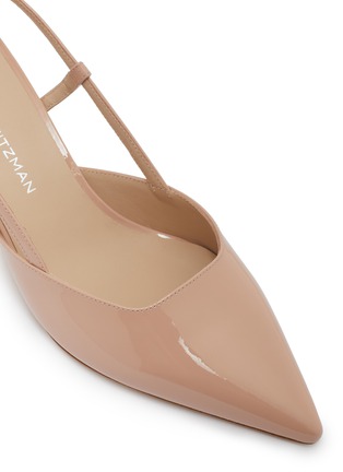 Detail View - Click To Enlarge - STUART WEITZMAN - Vinnie 50 Patent Leather Slingback Pumps
