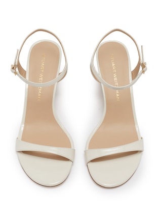 Detail View - Click To Enlarge - STUART WEITZMAN - Babette 85 Patent Leather Heeled Sandals