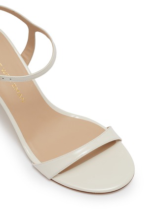 Detail View - Click To Enlarge - STUART WEITZMAN - Babette 85 Patent Leather Heeled Sandals